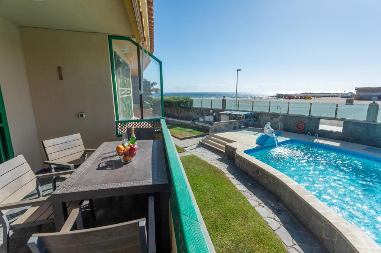 Las Burras Beach Terrace&Pool By Canariasgetaway San Agustín Dış mekan fotoğraf